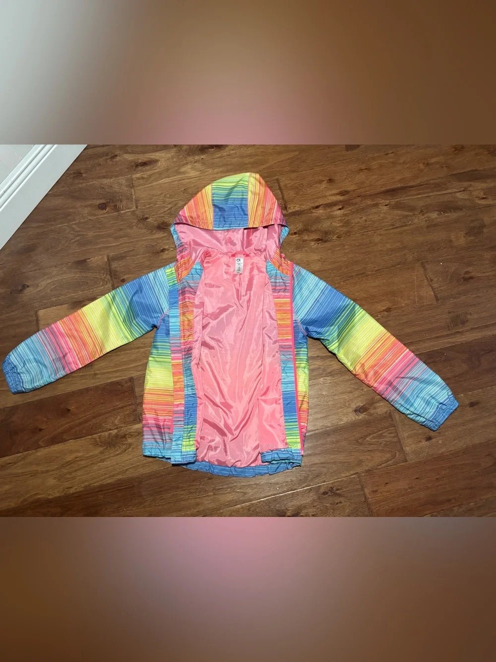 Bundle of 3 Winter Outdoor Rain Jacket Hooded Windbreaker Pullover Girls 10-12